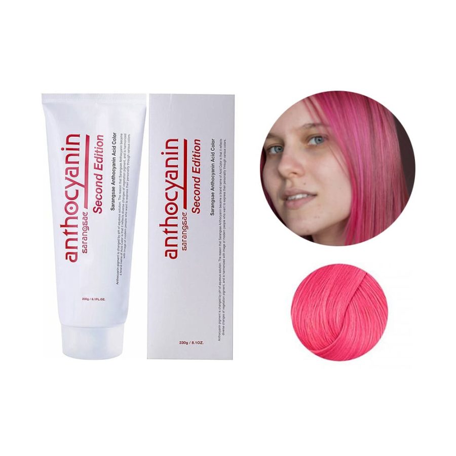 Краска для волос Anthocyanin P04 Pure Pink розовая