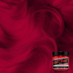 Manic Panic Rock 'n' Roll Red USA Classic на волосах