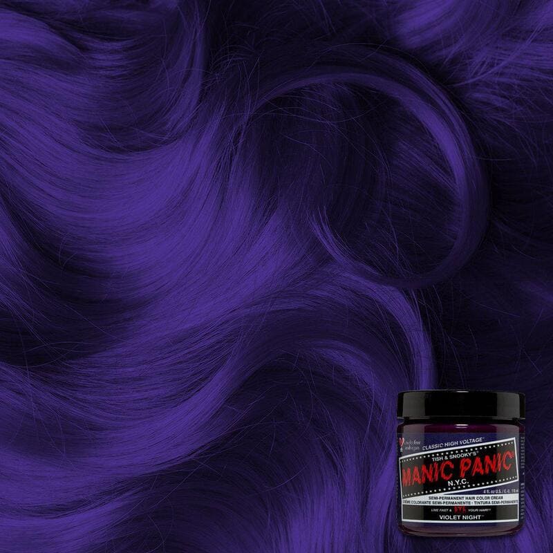 Manic Panic Violet Night на волосах