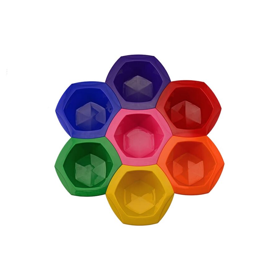 Соединяющиеся цветные миски для окрашивания Kitmix