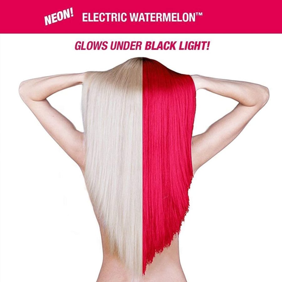 Manic Panic Electric Watermelon на волосах